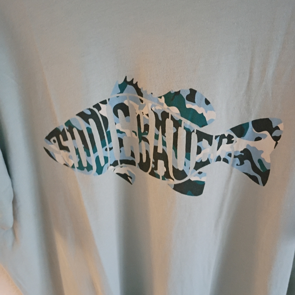 Eddie Bauer Men's Seafoam Graphic Tee - Picture 3 of 3